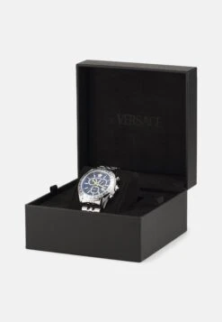 Versace CHRONO MASTER - Chronograph Watch - Dark Blue/silver-coloured 11 Versace CHRONO MASTER - Chronograph Watch - Dark Blue/silver-coloured -Stock X d2e61aa64d764f638d4b8244f8649042