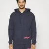 Hugo Combined Jackethood - Zip-Up Sweatshirt - Dark Blue