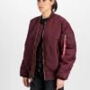 Alpha Industries HERITAGE - Bomber Jacket - Dark Cherry -Stock X d371070ec98c49cd9cecb2d787c54a89