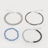 Pier One 4 PACK - Bracelet - Silver-coloured -Stock X d37e925a0c2c49da841b6f6eb6962ea5