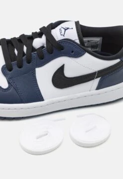 Air Jordan 1 Low - Golf Shoes - White/Black/Midnight Navy -Stock X d3d7b73e66d84bb3ae9b7bfea158b861