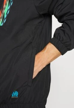 Puma Olympique De Marseille X Africa Patterns Track Jacket - Training Jacket - Black/Bleu Azur -Stock X d4d3457b3a6a4c599eeec1c03f6b9a2d