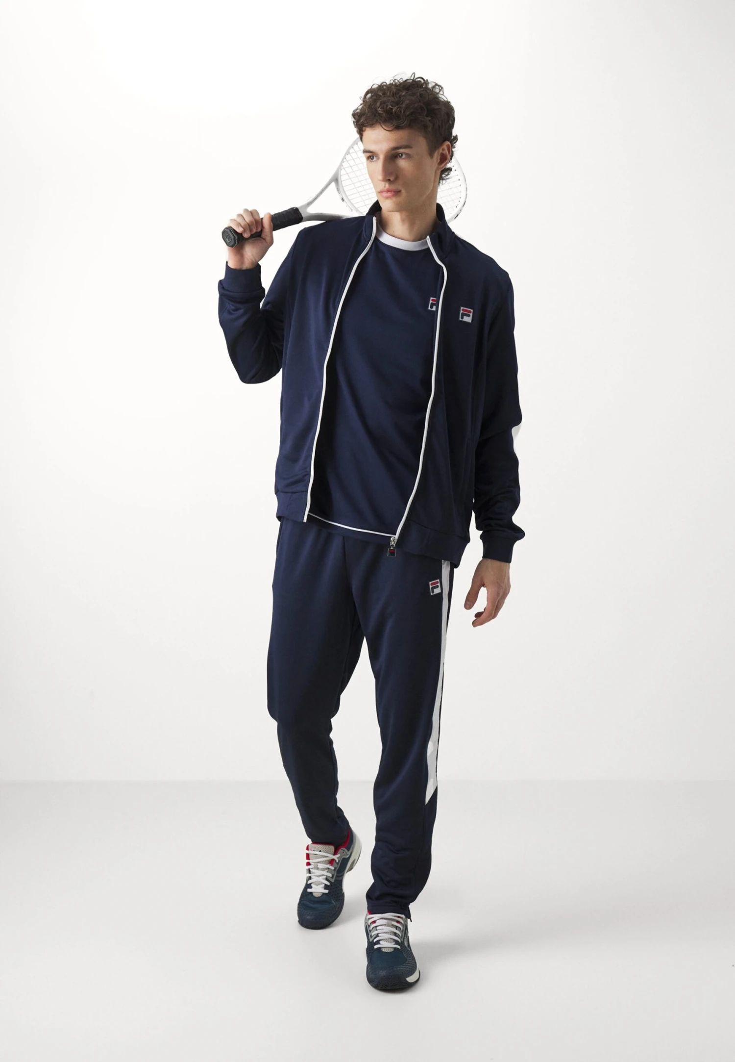 Fila PANTS JAN - Tracksuit Bottoms - Navy/white 4 Fila PANTS JAN - Tracksuit Bottoms - Navy/white - Image 2