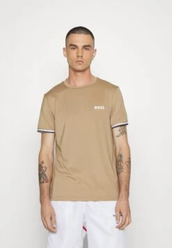 Boss Tee - Print T-Shirt - Medium Beige