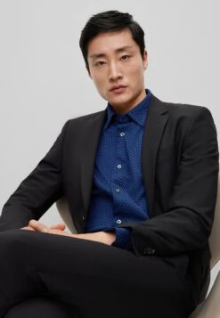 Boss 2Pcs - Suit - Black -Stock X d6a157455edb464194d12deb2d2f7927