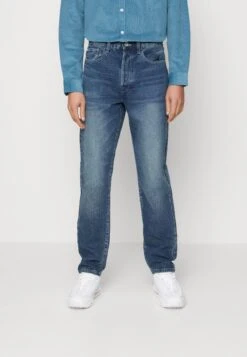 Redefined Rebel Rrrome Jeans - Straight Leg Jeans - Mucho Blue