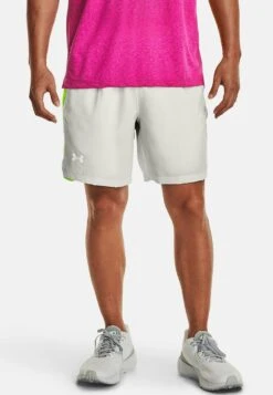 Under Armour Launch - Sports Shorts - Gray Mist