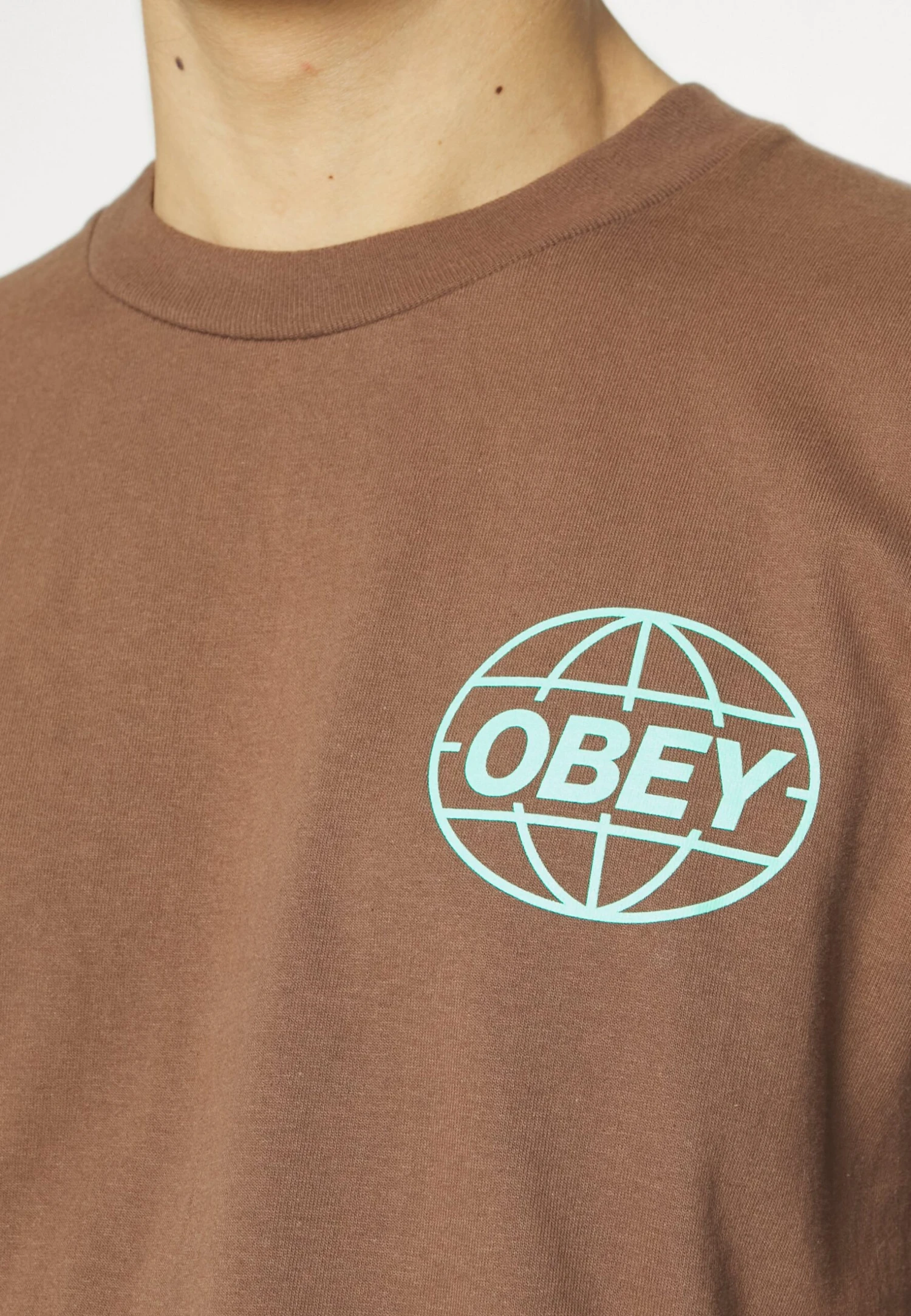 Obey Clothing Obey Global - Print T-Shirt - Silt 9 Obey Clothing Obey Global - Print T-Shirt - Silt - Image 7