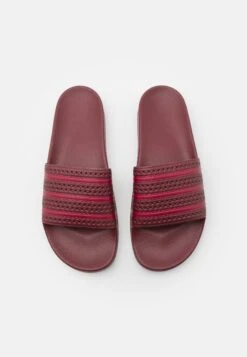 Adidas Originals Adilette Unisex - Mules - Shadow Red/Collegiate Burgundy -Stock X d74000f8c1254ae6970a687296085ebe