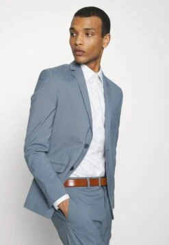 The Fashion Suit Notch - Suit - Blue/Grey -Stock X d83938de7cf148eca1df70854eace51e