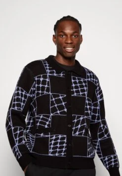 Obey Clothing Dryden Cardigan - Cardigan - Black Multi -Stock X d860545ed70342d7ac29b58f89142d51