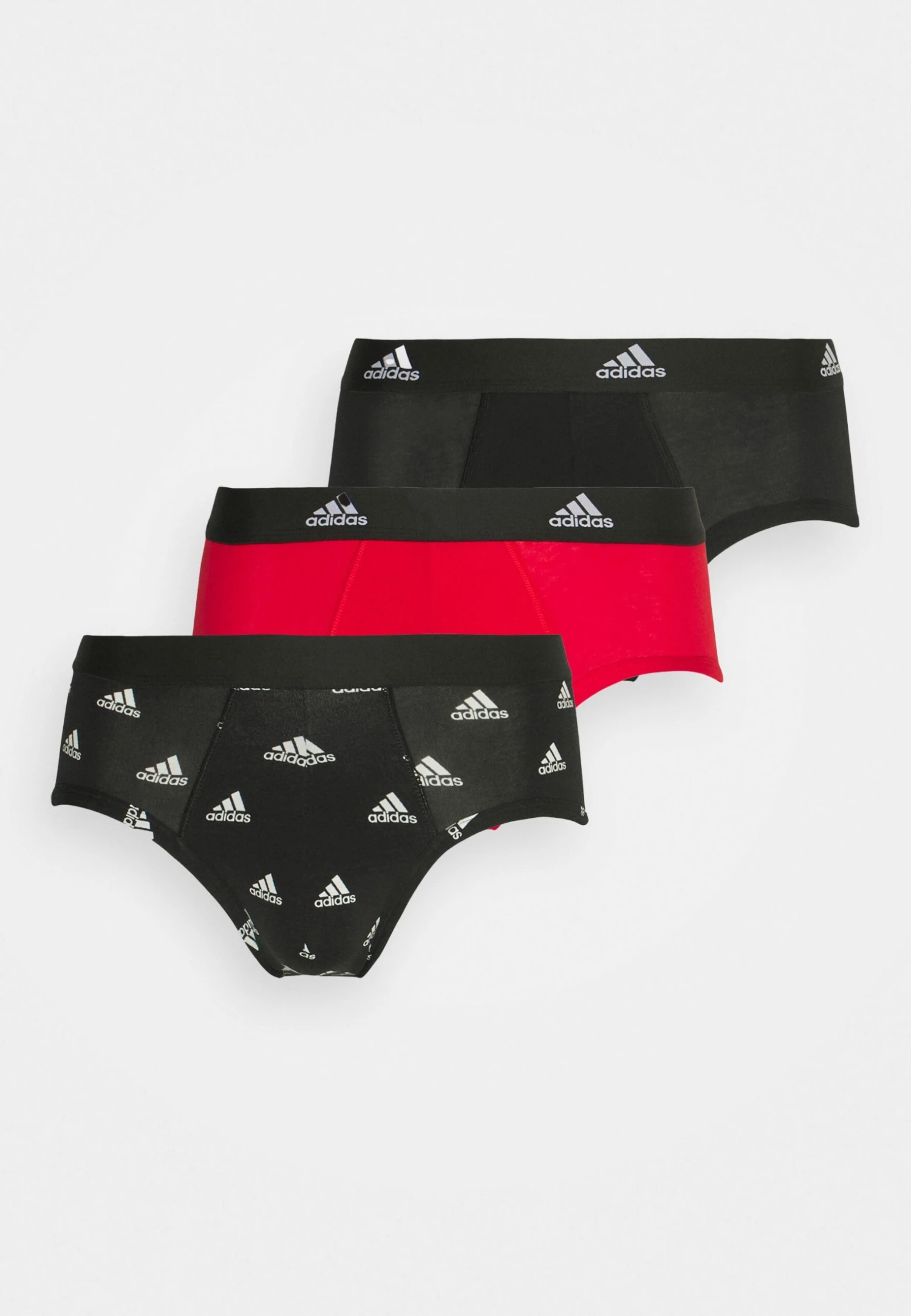 Adidas Sportswear Brief 3 Pack - Briefs - Vivid Red|Black 9 Adidas Sportswear Brief 3 Pack - Briefs - Vivid Red|Black - Image 7