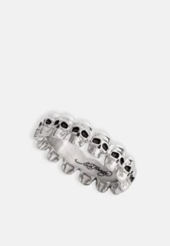 Ed Hardy SKULLS BAND - Ring - Silver-colored -Stock X d8b5506428d941ee98a0c20a98ed57fa