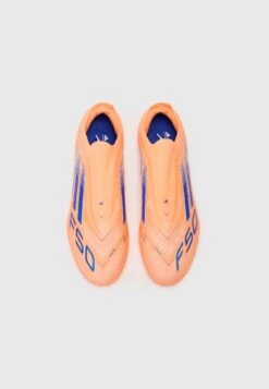 ADIDAS PERFORMANCE F50 PRO LACELESS TURF FOOTBALL BOOTS - Turf Football Boots - Beam Orange/lucid Blue/white -Stock X d90a284b869d4475bcd1b3dd9ba48706