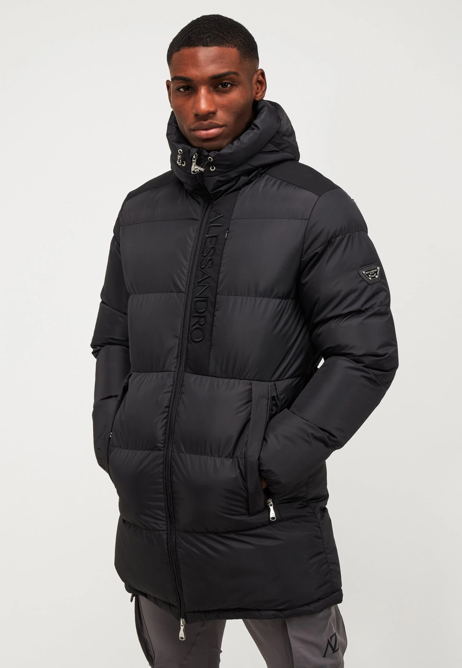 Torno Longline Puffer Jacket - Winter Coat - Jet Black 3 Torno Longline Puffer Jacket - Winter Coat - Jet Black
