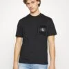 Calvin Klein Jeans Pocket Tee Unisex - Basic T-Shirt - Black -Stock X d9e3d6a612b94f6791bb512ba47c9628