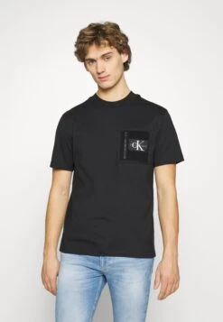 Calvin Klein Jeans Pocket Tee Unisex - Basic T-Shirt - Black