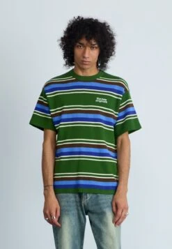 STRIPED TEE - Print T-shirt - Multi-coloured