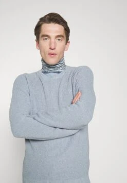 Hackett London Mouline Crew - Jumper - Chambray/Ecru -Stock X db72b017585545bc9ef0d43ff3ab1877