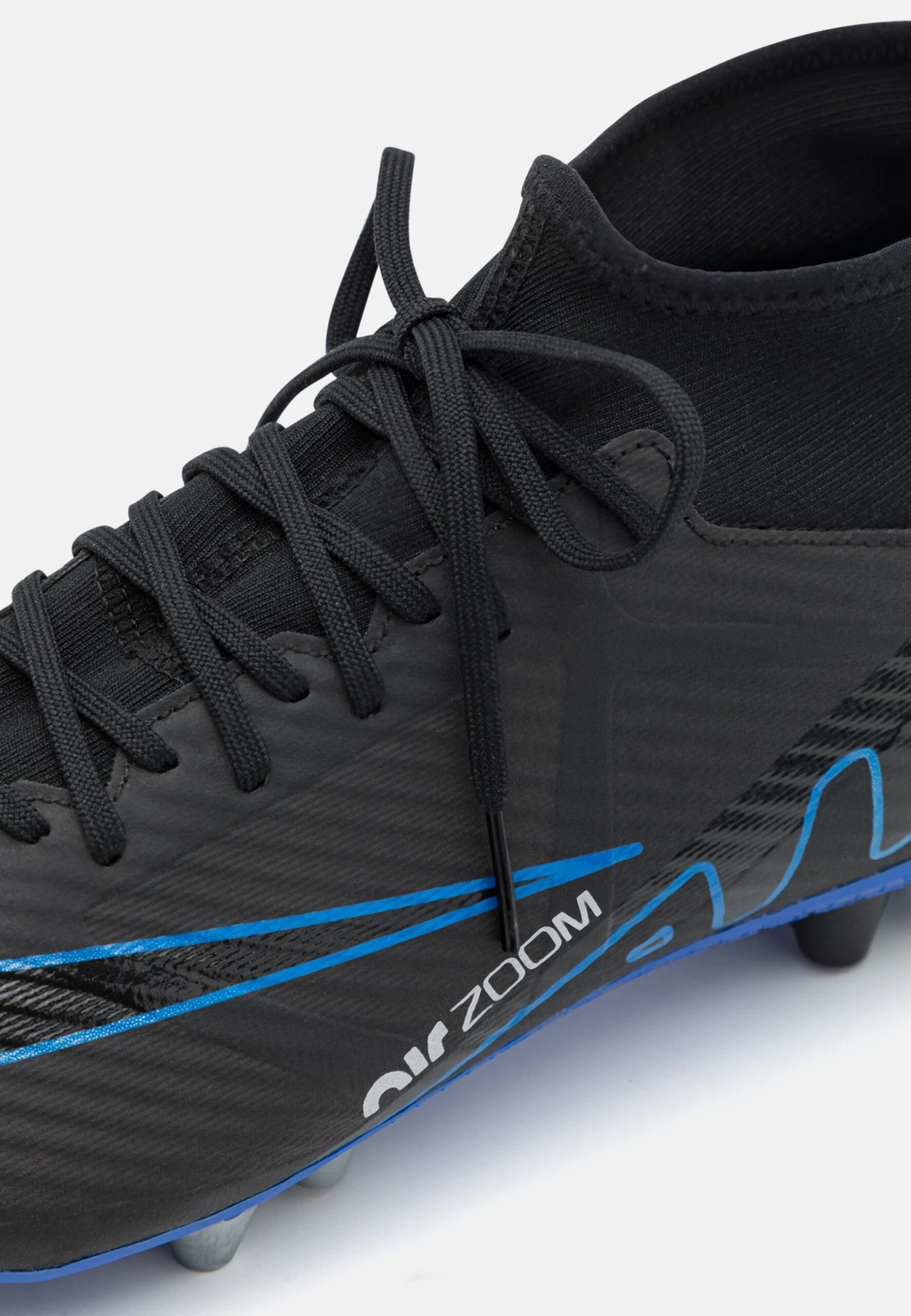 Nike Performance Zoom Mercurial Academy - Moulded Stud Football Boots - Black/Chrome/Hyper Royal 8 Nike Performance Zoom Mercurial Academy - Moulded Stud Football Boots - Black/Chrome/Hyper Royal - Image 6