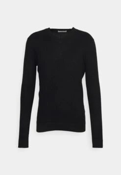 Men V NeckSweater - Jumper - Black -Stock X dc58de2cd4b143c99907f677fe22cb47