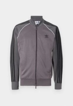 Adidas Originals SST TT - Training Jacket - Grey Strata/black -Stock X dc8d975c80b64cafaa6e263716cc63e6