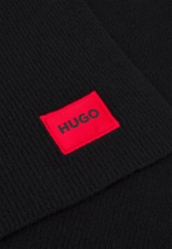 Hugo ZAFF UNISEX - Scarf - Black -Stock X dcf644271f114d40bd9217468cbb3868