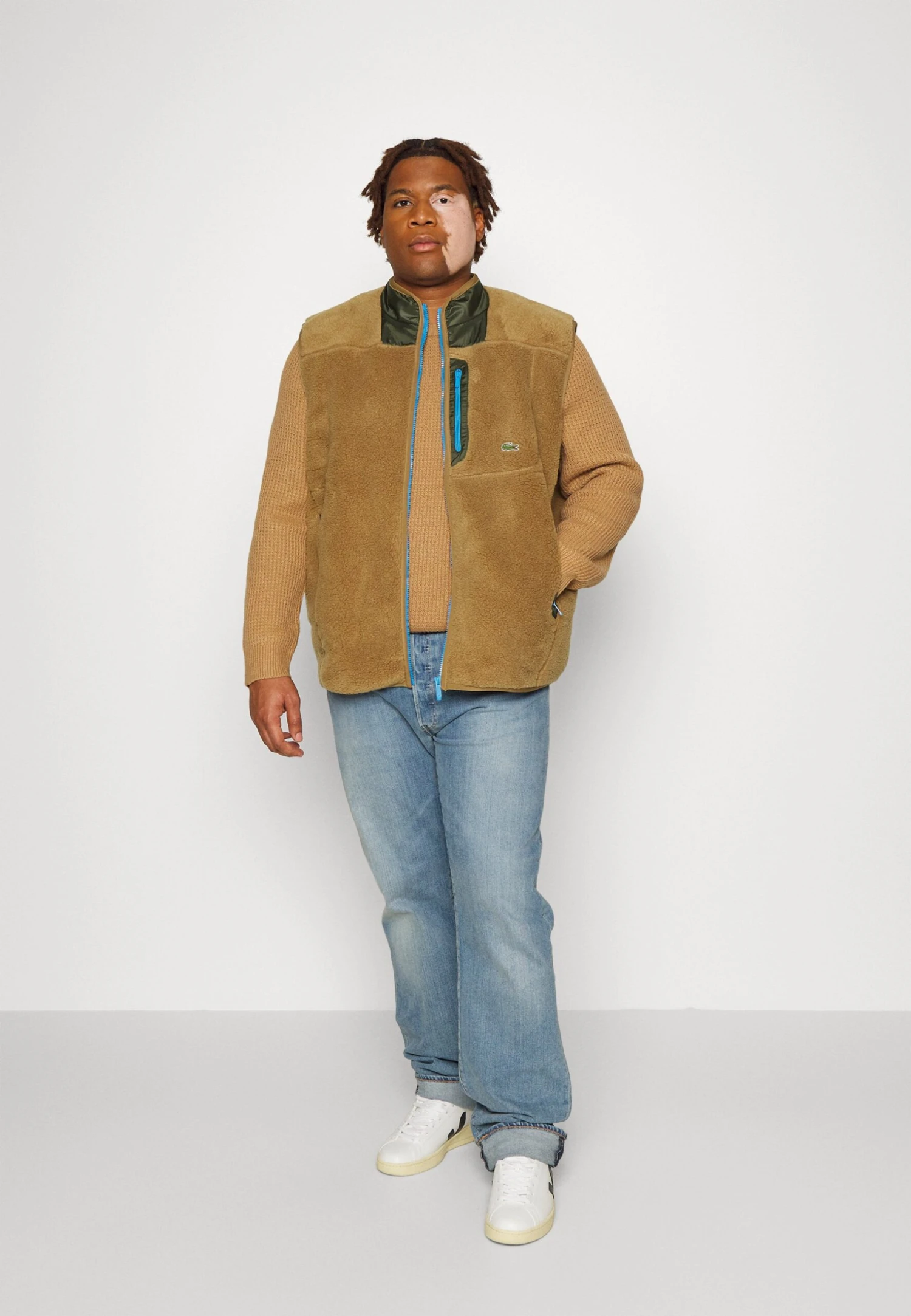 Lacoste Plus - Waistcoat - Leafy/Baobab 4 Lacoste Plus - Waistcoat - Leafy/Baobab - Image 2