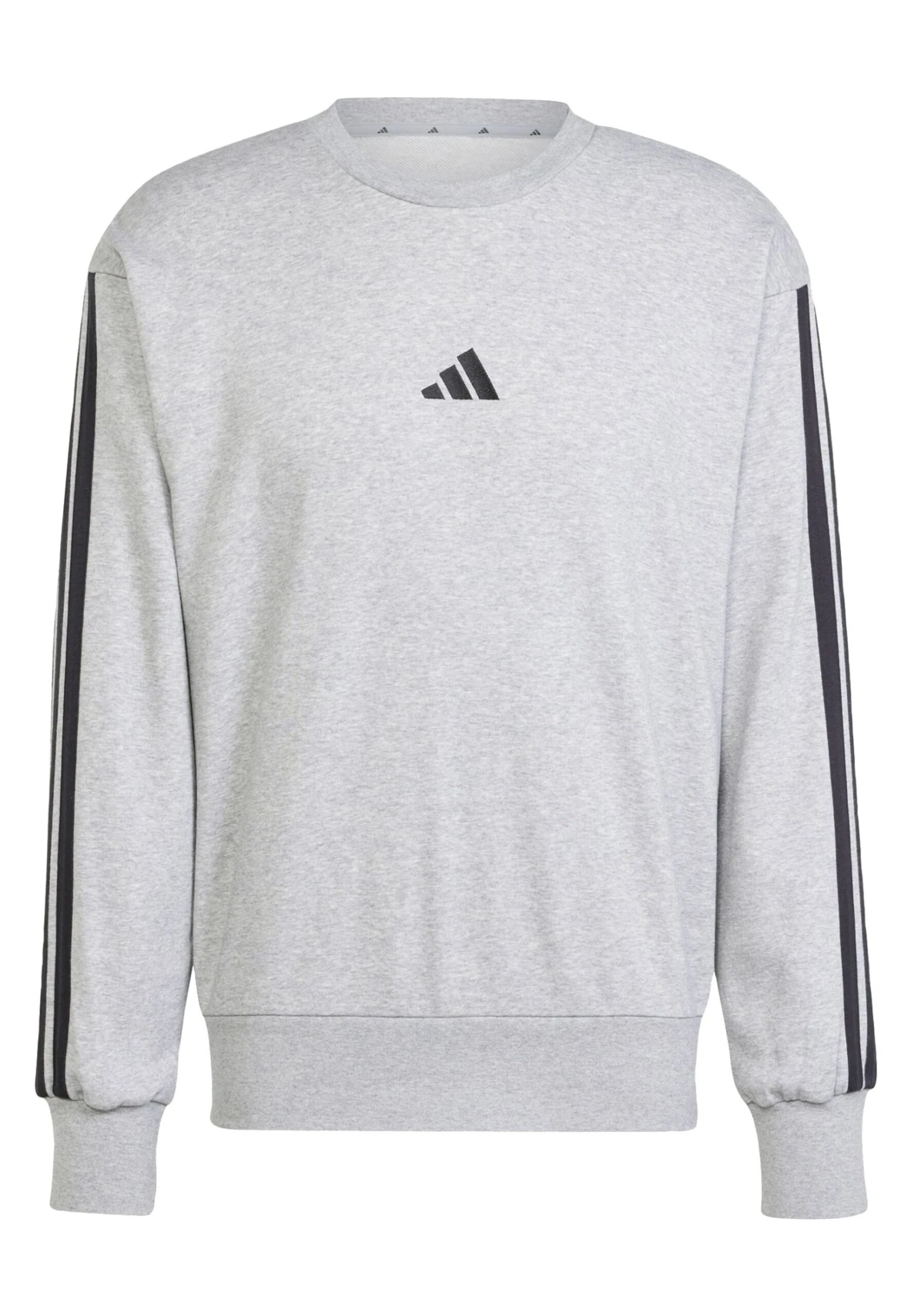 Adidas Sportswear ESSENTIALS 3-STRIPES - Sweatshirt - Medium Grey Heather Black 7 Adidas Sportswear ESSENTIALS 3-STRIPES - Sweatshirt - Medium Grey Heather Black - Image 5