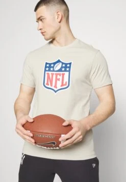 NEW ERA Nfl Generic Logo Nfl Shield Graphic Tee - Print T-Shirt - Offwhite -Stock X de4b71f62f924df5baff1c25e86c0727