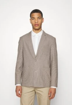 BRAVE SOUL Mjk-Canterbury - Blazer Jacket - 1 X Light Grey Check