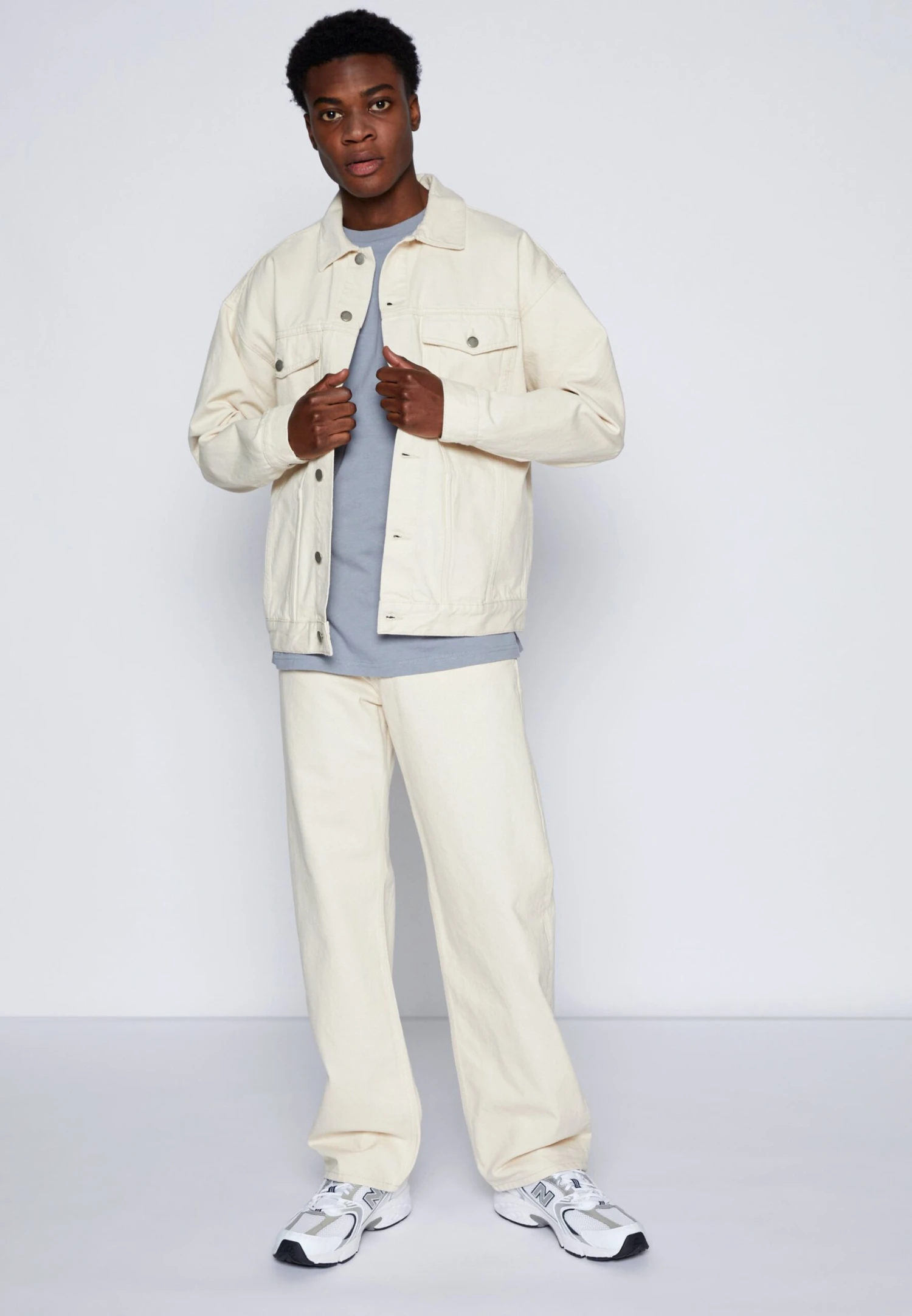 Dr. Denim Omar - Relaxed Fit Jeans - Ecru 6 Dr. Denim Omar - Relaxed Fit Jeans - Ecru - Image 4