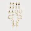 Pier One UNISEX 8 PACK - Earrings - Gold-coloured -Stock X df4bb3ebde09469c9b00c359ac1eda6b
