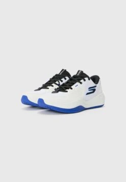 SKX LEAGUE - Basketball Shoes - White/black/blue -Stock X df72bff25f4c4f0b85e87ce14c384ffe