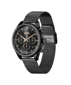 Boss GREGOR - Chronograph Watch - All Black -Stock X e0212f5bced6429394c6328851a94559