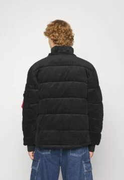 Alpha Industries Puffer Cord - Winter Jacket - Black -Stock X e0bdbcff0a104cdd8d8b57bd32fcde14