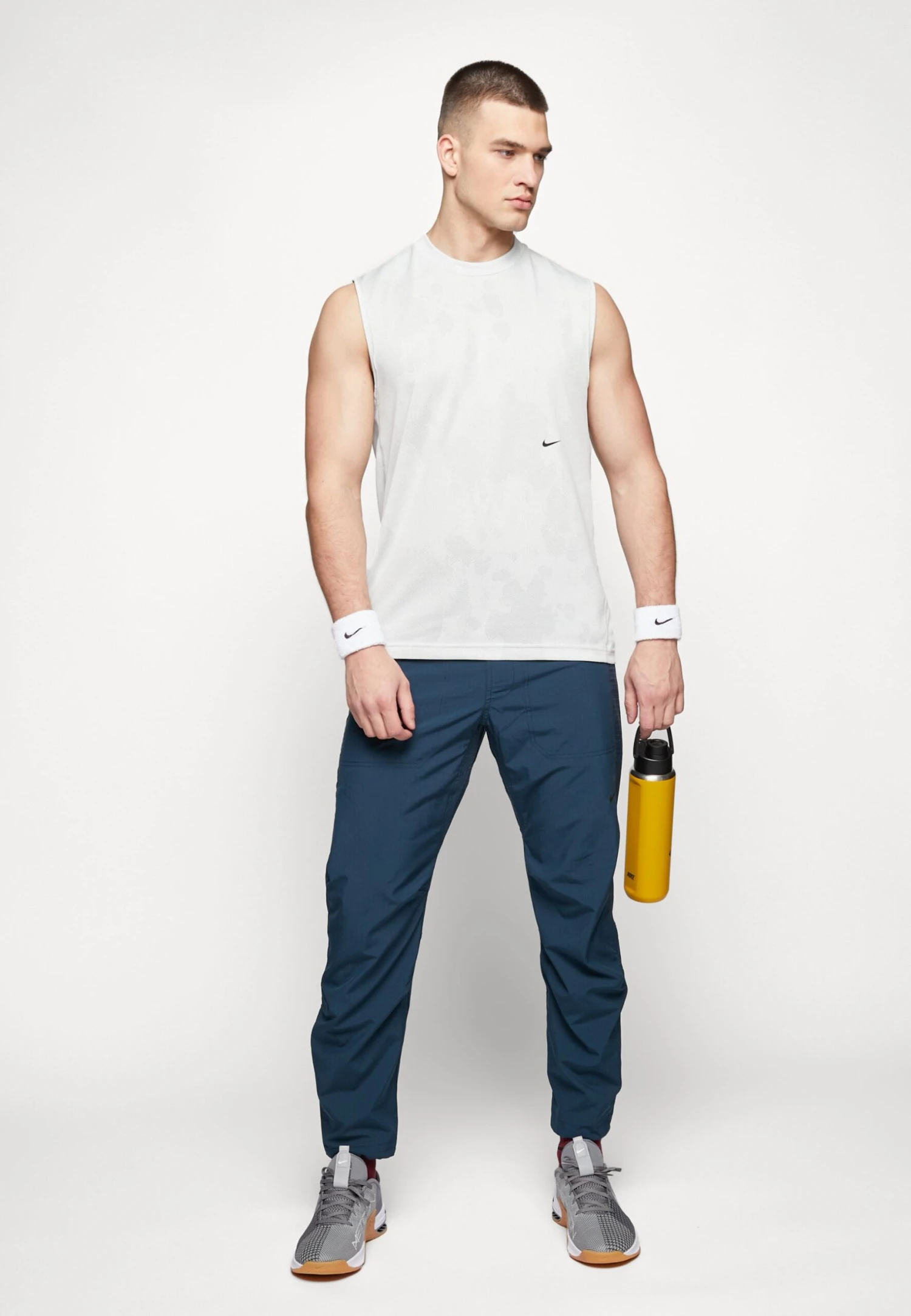 Nike Performance Tank - Top - White/Black 7 Nike Performance Tank - Top - White/Black - Image 5