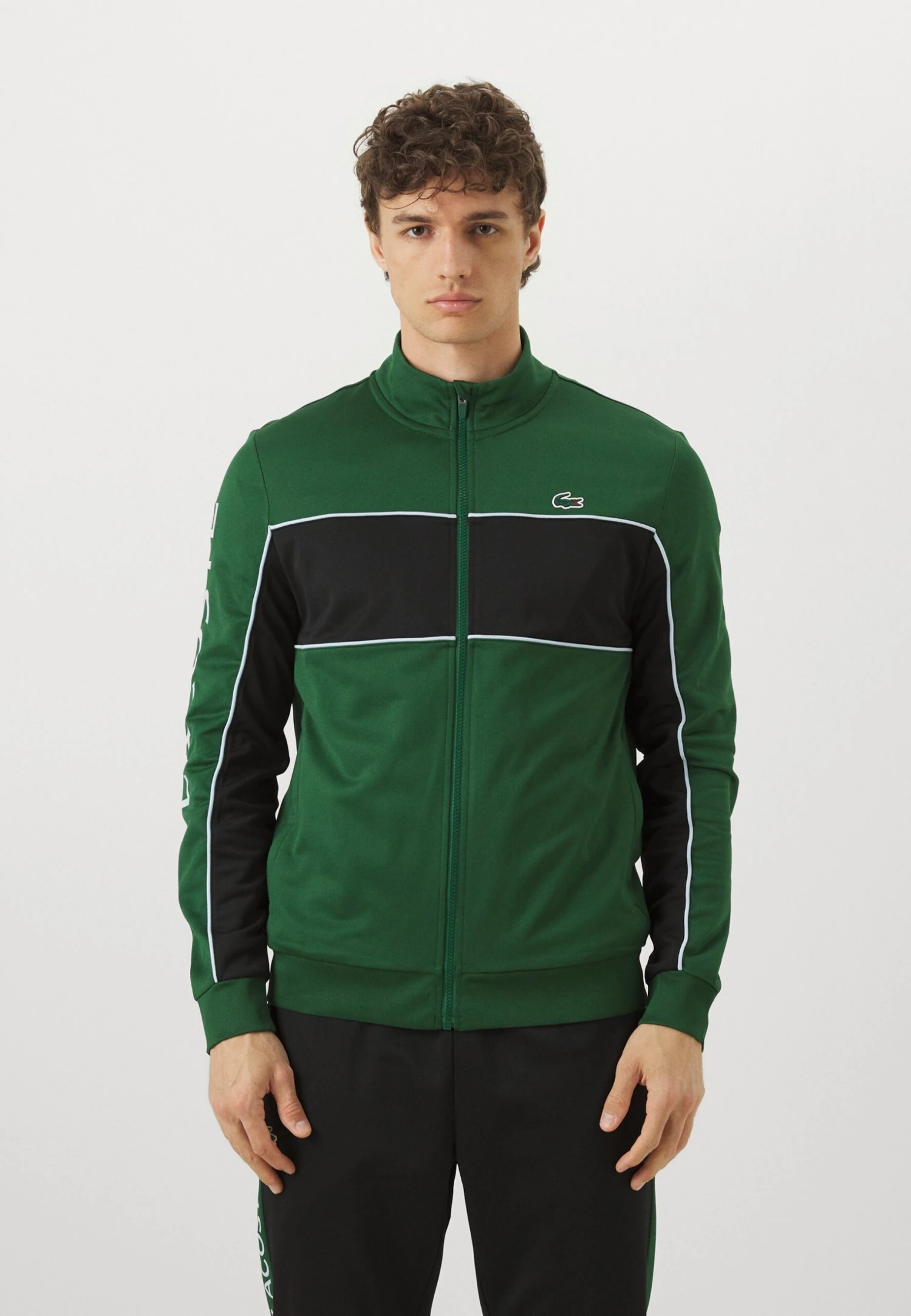 Lacoste Sport TENNIS JACKET - Training Jacket - Vert/noir/bleu Clair 5 Lacoste Sport TENNIS JACKET - Training Jacket - Vert/noir/bleu Clair - Image 3