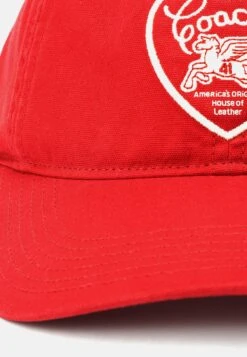 Coach VARSITY PEGGY HEART PATCH - Cap - Open White -Stock X e24e3f4ec9e44b6ab2966fcf3c074957