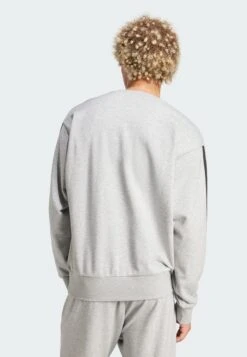 Adidas Sportswear ESSENTIALS 3-STRIPES - Sweatshirt - Medium Grey Heather Black 10 Adidas Sportswear ESSENTIALS 3-STRIPES - Sweatshirt - Medium Grey Heather Black -Stock X e282fcb4e2de46ceb0846f5f3e7ce32b