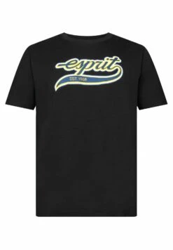 ESPRIT Mit Retro-Logo - Print T-Shirt - Black -Stock X e28cf3600b5349d49581d8036d445bcf