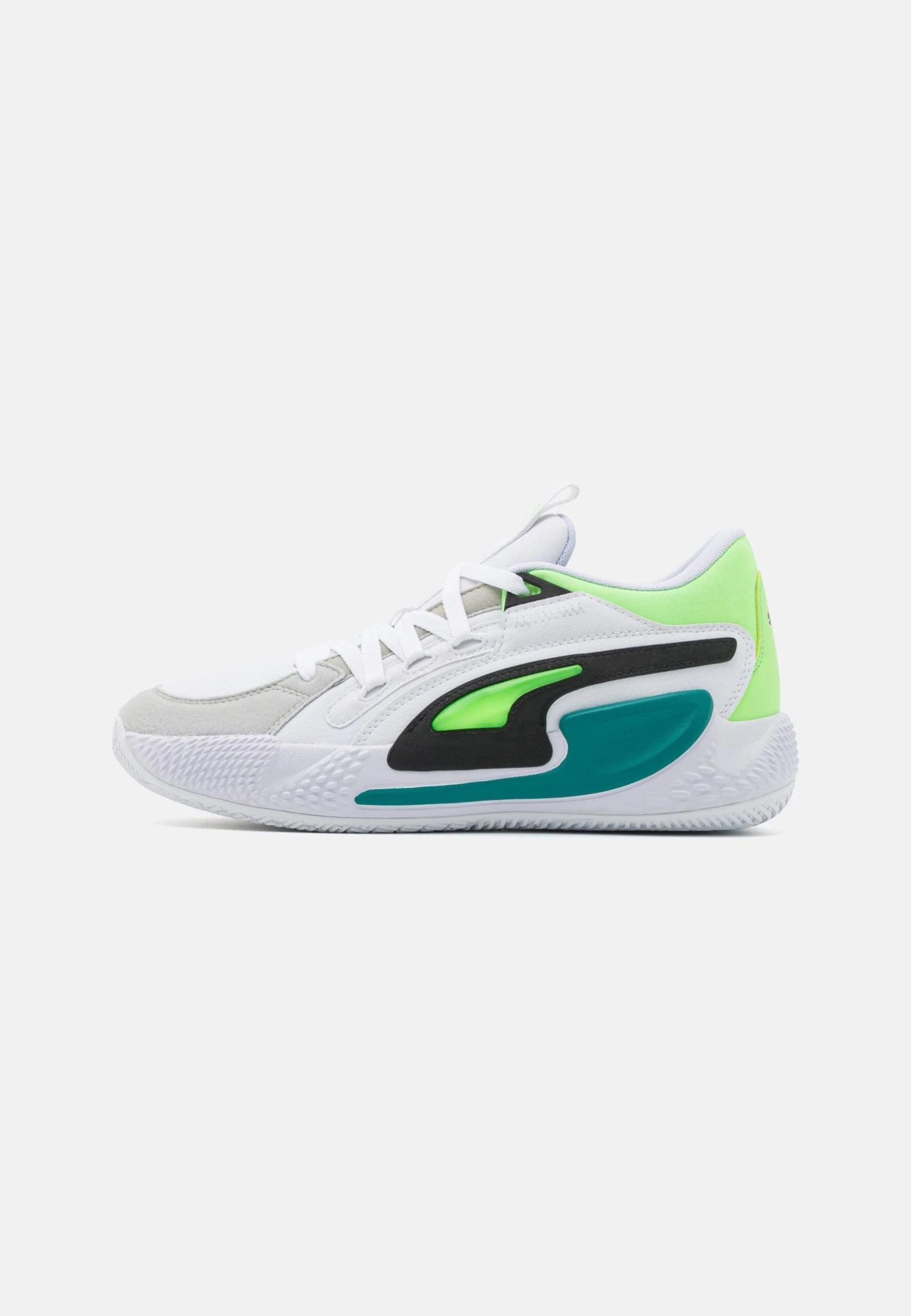 Puma Court Rider Chaos - Basketball Shoes - White/Fizzy Lime 3 Puma Court Rider Chaos - Basketball Shoes - White/Fizzy Lime