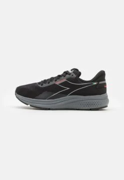 Diadora Passo 2 - Neutral Running Shoes - Black/Steel Gray