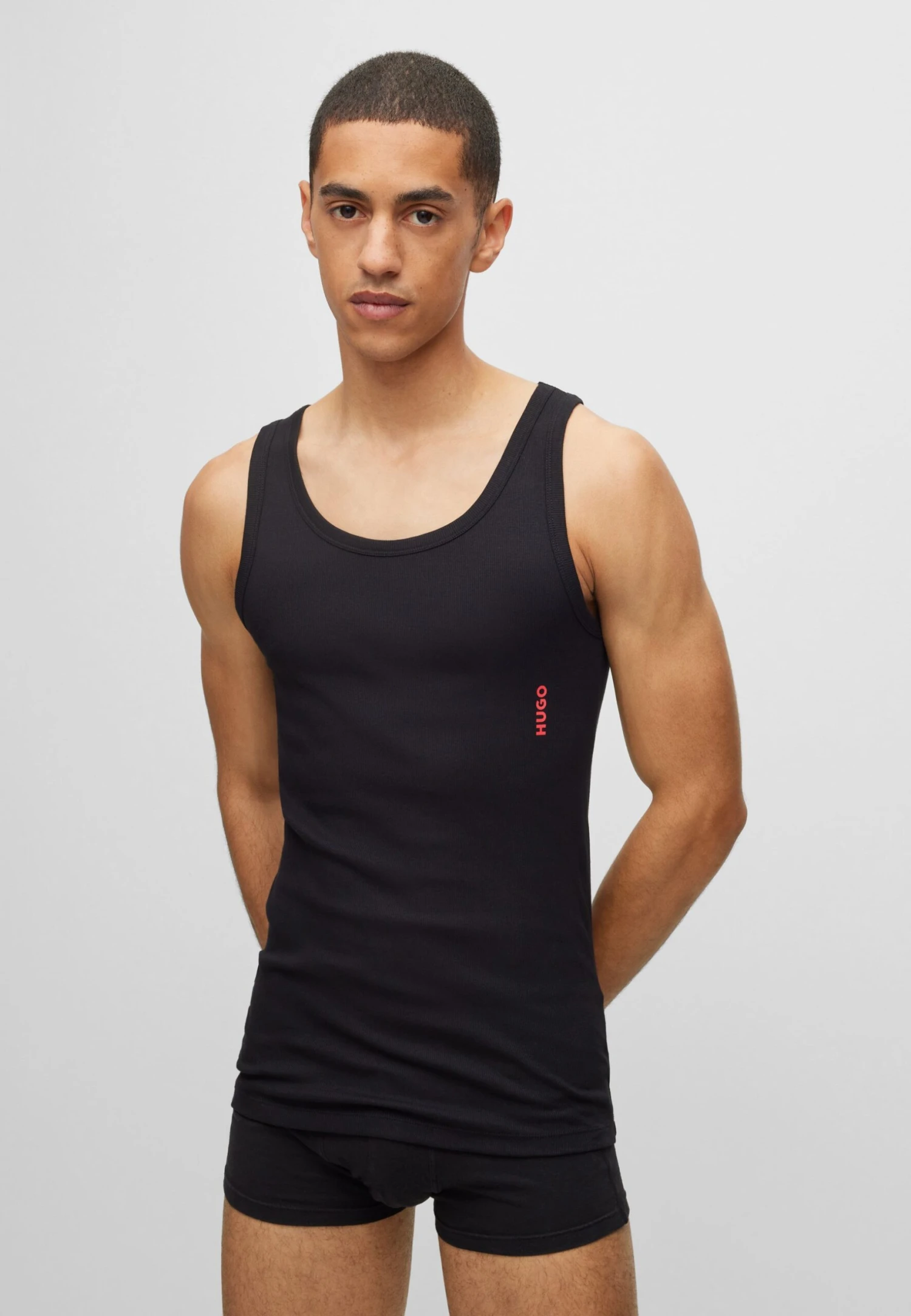 Hugo Tank Twin Pack - Undershirt - Open Green 4 Hugo Tank Twin Pack - Undershirt - Open Green - Image 2