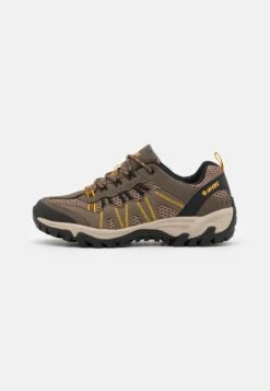 Hi-Tec Jaguar - Hiking Shoes - Dark Taupe/Light Taupe/Mustard