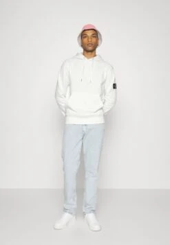 Calvin Klein Jeans Badge Hoodie - Sweatshirt - Bright White -Stock X e4672a944a84445494c2cbd86968dbfc
