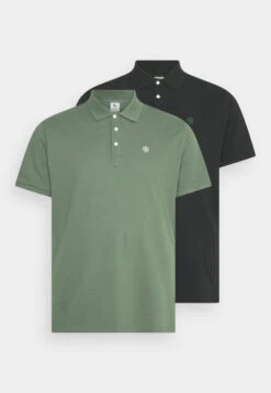 Plain 2 Pack - Polo Shirt - Black/Olive -Stock X e59b2ffe3e284716ac4a05f365add94d