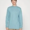 Nike Sportswear Mock Neck - Sweatshirt - Worn Blue/White -Stock X e64574fa31eb4ddcac5fde65080562d7