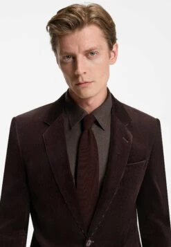 Boss Tie - Dark Red Six