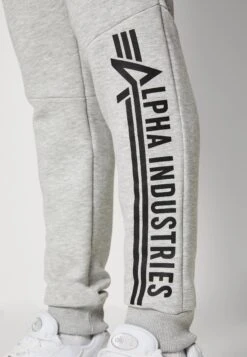 Alpha Industries Jogger - Tracksuit Bottoms - Grey Heather -Stock X e76f912fd9df428593c1ed5bea937e92